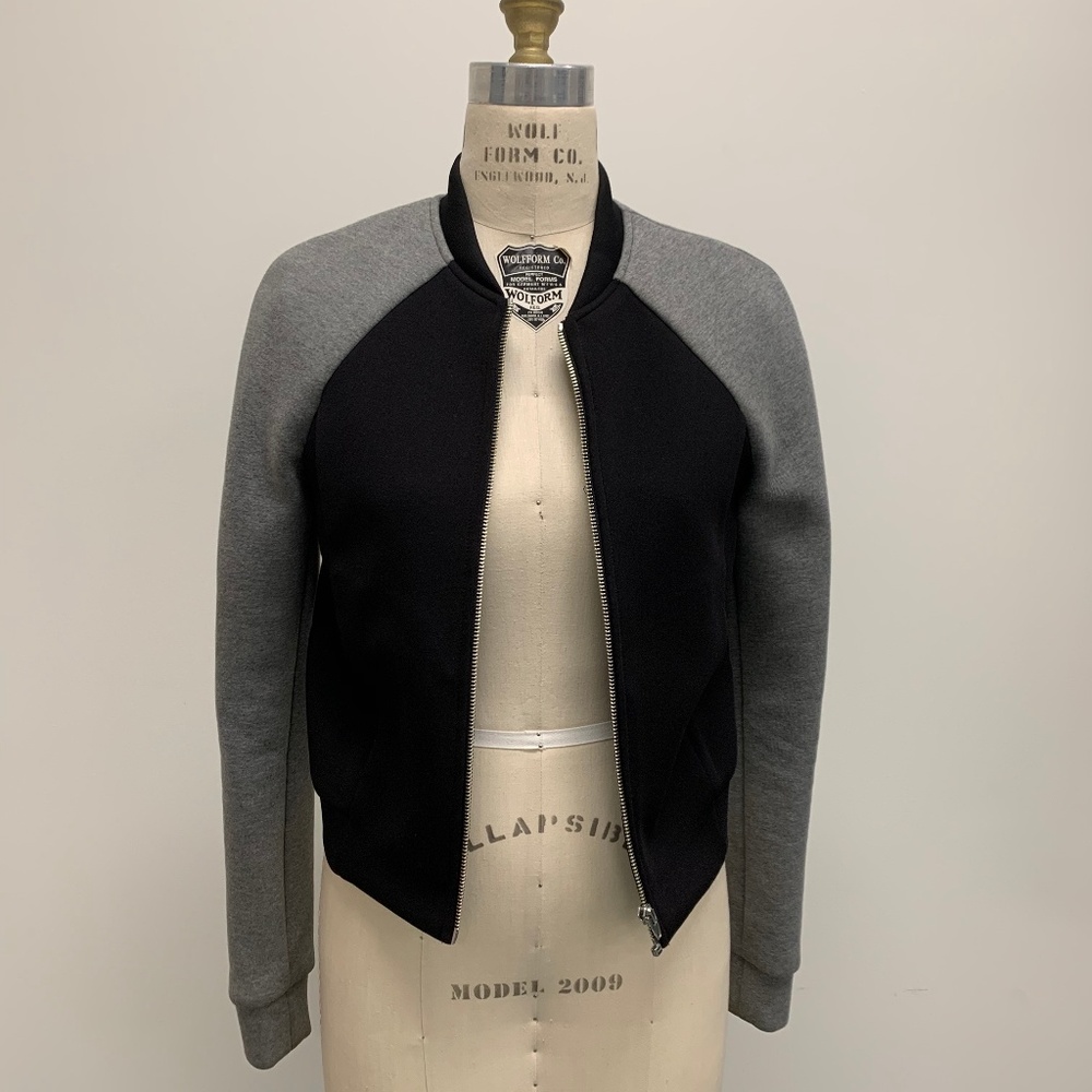 Alexander Wang Neoprene Feel Bomber Jacket